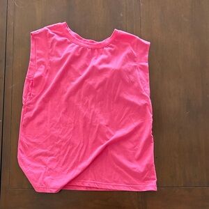 Pink Sleeveless Tank Top